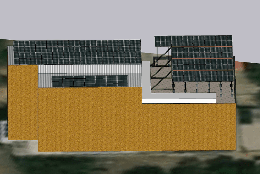 116 kWp Rooftop Proposal – 3D